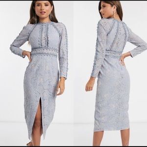 ASOS long sleeve pencil dress